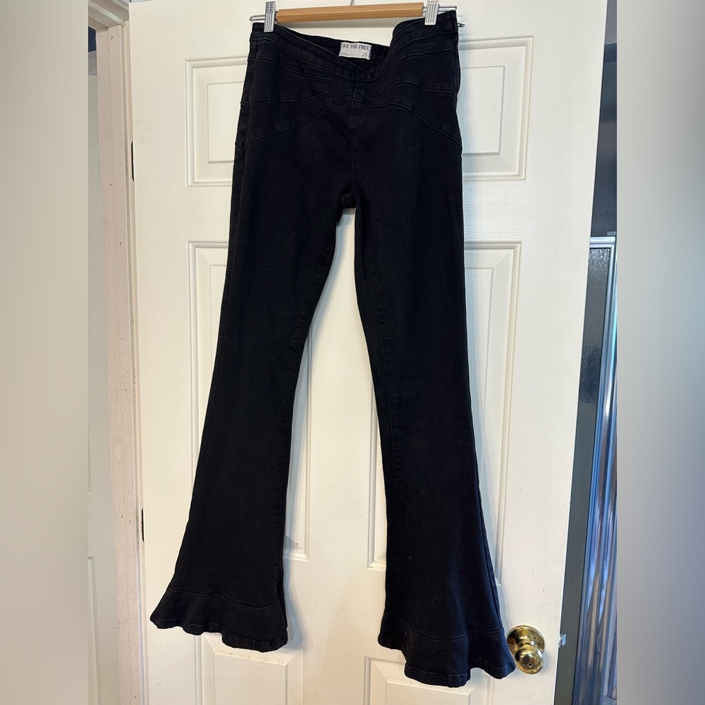 We The Free black jeans. They have a cute flare at the bottom.